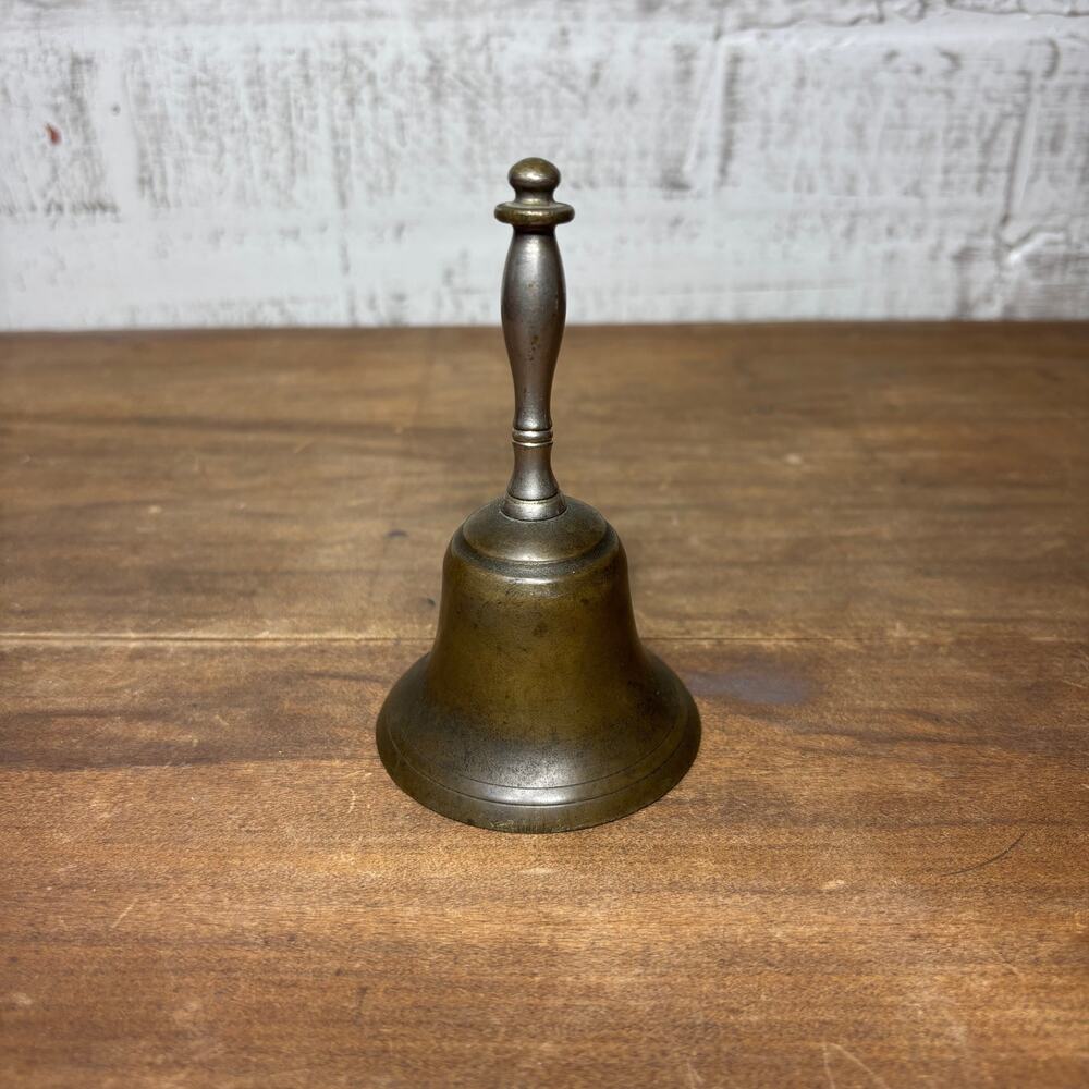 Antique Brass School Bell